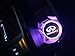 Bearfire Car Logo LED Cup Pad led cup coaster USB Charging Mat Luminescent Cup Pad LED Mat Interior Atmosphere Lamp Decoration Light (Infiniti)