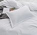 SORMAG Duvet Cover Queen White Microfiber with Zipper Close Duvet Cover Set 3 Piece (90x90)