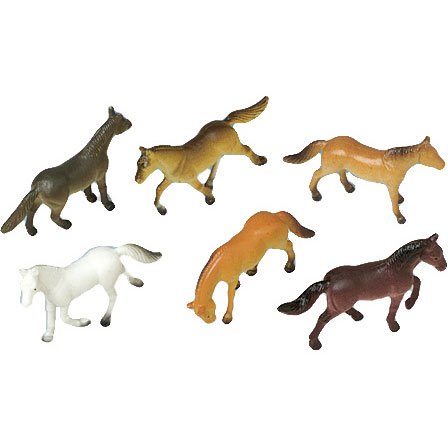 US Toy Mini Horses Action Figure (1 Dozen)