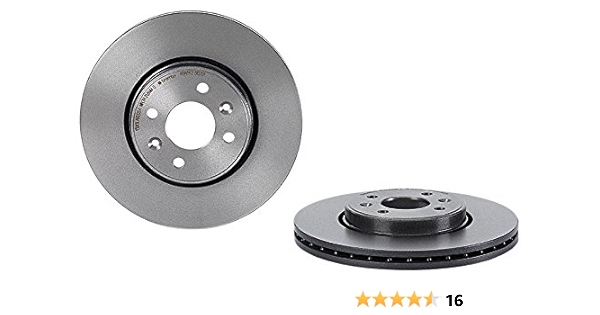 Brembo 09813721 Discos de Freno con Recubrimiento UV, Set de 2