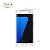 For Samsung Galaxy S7 Screen Protector,Halier[9H Hardness][Ultra Clear][Bubble Free][Scratch Resistant][Case Friendly] Tempered Glass Screen Protector for Galaxy S7[2Pcs]