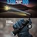 SKYBEN Olight Warrior X Pro 2250 Lumen NW LED 600 Meter Throw Tail Switch Magnetic Rechargeable Tactical Flashlight,with Charging Cable,21700 Battery Battery Box (Black)