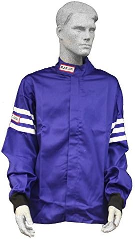 RJS RACING SFI 3-2A/1 CLASSIC FIRE SUIT RACE JACKET BLUE SIZE ADULT XL