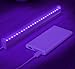 Aplstar UV LED Black Light Fixtures, 6W Portable Blacklight Lamp for Stain Clean,Neon Paint Art,UV Body,Glow Party,UV Poster