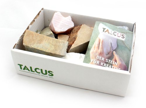 1,5kg Speckstein-Box mit Anleitung [Spielzeug]