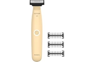 Supreme Trimmer Testii STH120 Men’s Ball Trimmer and Body Groomer, Waterproof Wet Dry Use, Skin-Safe Blade System, USB-C Fast Charging, 90 Min Runtime, Replacement Heads Available