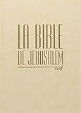 Bible de Jerusalem Compacte Reliee Blanche Doree by 
