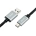 AIVN 6.6 Ft (2M) USB C Cable Fast Charging, USB-C to USB-A Braided Cable with Reversible Connector for New Macbook 12 inch, ChromeBook Pixel, Nokia N1 Tablet, Asus Zen AiO and Other Devices