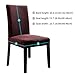 Fuloon 4 Pack Super Fit Stretch Removable Washable Short Dining Chair Protector Cover Seat Slipcover for Hotel, Dining Room, Ceremony, Banquet Wedding Party