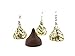 Hershey's Kisses Espresso, Milk Chocolate Cafe Mocha Gold Brown Striped Foil (Pack of 2 Pounds)