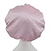 New Dilly's Collections Luxury MICROFIBER Shower Caps - Comfortable Adult Size- Hair Protection Bath Cap- Saves The Blow Out- Premium MICROFIBER Toweling- Seals Out The Moisture In Shower Time- Pink