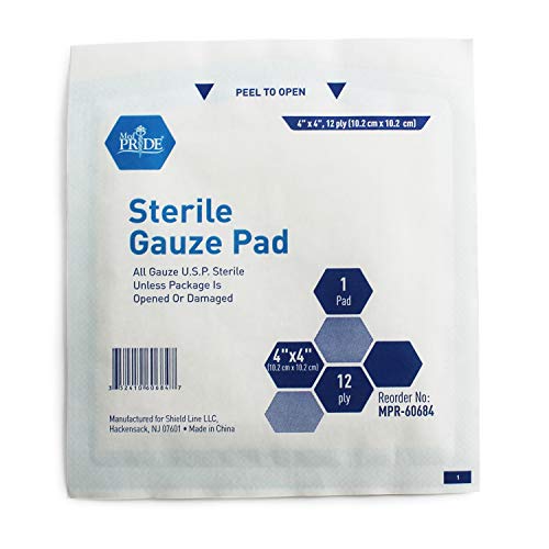 2 Medpride+Dressing+Individually+Absorbent+Sponge+Pads