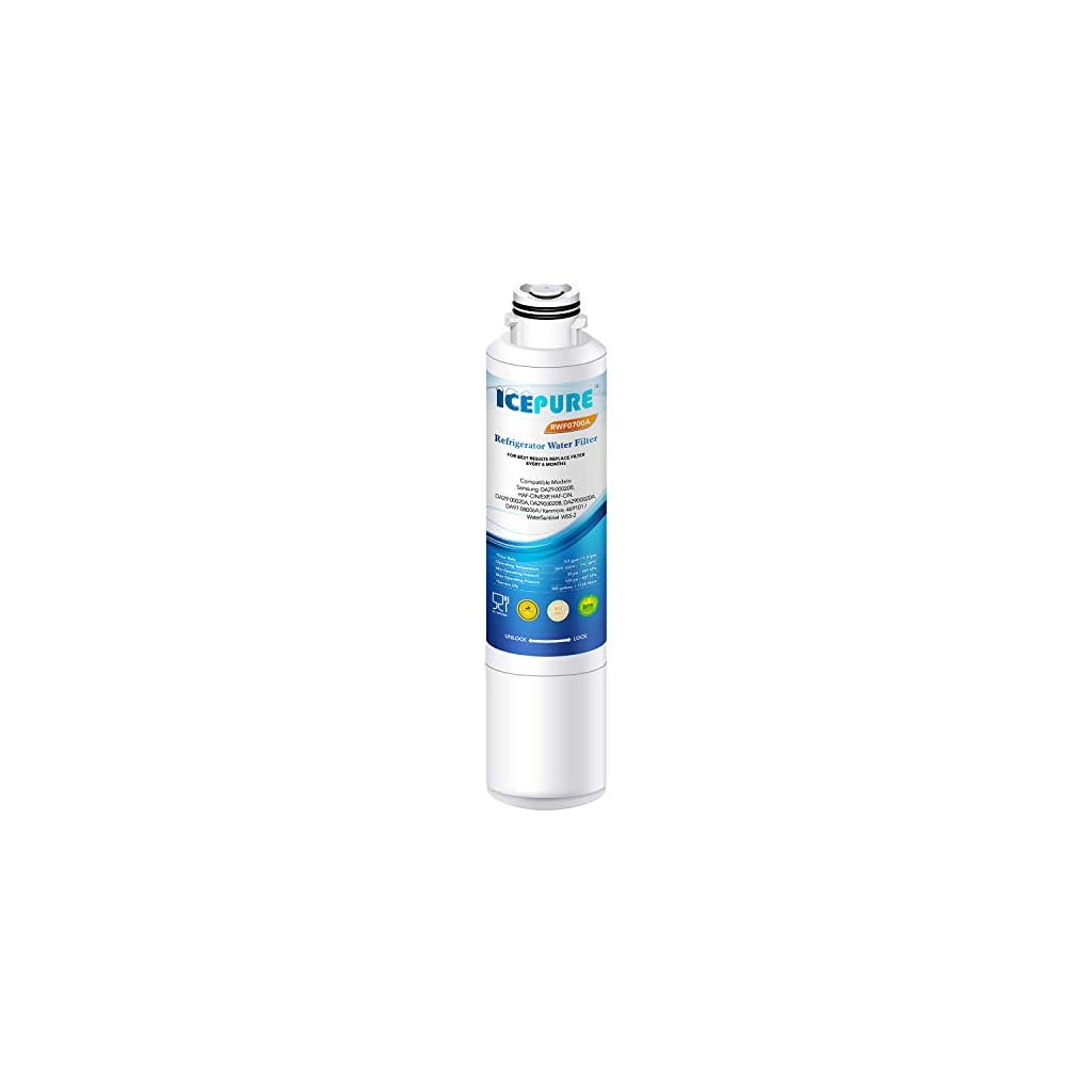 ICEPURE DA2900020B Refrigerator Water Filter Replacement for Samsung