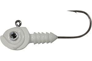 NORTHLAND TACKLE Northland Fishing Tackle Smeltinator Jig Head, Premium Bass Fishing Lure for Swimbaits & Plastics, 3 Pack - 3/8 Oz