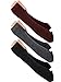 Bememo 3 Pairs Winter Long Fingerless Gloves Knit Elbow Length Gloves Thumb Hole Arm Warmers for Women Girls (Color Set 5, Long Type)