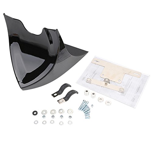 Jade Onlines Universal Gloss Lower Chin Fairing Front Spoiler for Harley Sportster 883 1200XL Dyna Fatboy Softail V-Rod Touring Glide