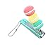 yueton Cute Lovely Macarons Nail Scissors Nail Clippers with Ball Chain