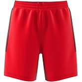 adidas Originals Men's Legends 3-Stripes Shorts, Better Scarlet/Aurora Black, Large 7 Inch Inseam