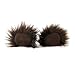Pawstar Clip In Furry Teddy Bear Ears Hair Clips On - Brown