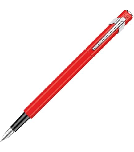 筆記具 Caran d'ache 46 4coler pen Amazon.com : Caran d-Ache Fountain Pen Metal 849 Black