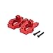 for 1/12 WLtoys Steering Front Hub Carrier(L/R) Base C Socket Set for 12428 12423 FY03 12628 Short Course Desert Feiyue Buggy Off-Road Upgrade Parts(Red)