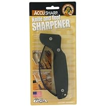 Deglon Meeting Knife Set Accu Sharp 008 OD Texas Black Knife Sharpener