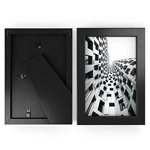 Arteza Picture Frames 4" x 6" (20 Pack) Display Pictures Wood Finish