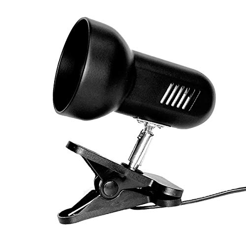 Reptile Heat Clamp Light Fiture - Flexible Basking Heating Light Bulb Clip-on Holder, Terraium Habitat Lighting Stand with 360 Degree Adjustable Head for UVB UVA Ceramic Infrared Heating Bulb - Thumbnail 7