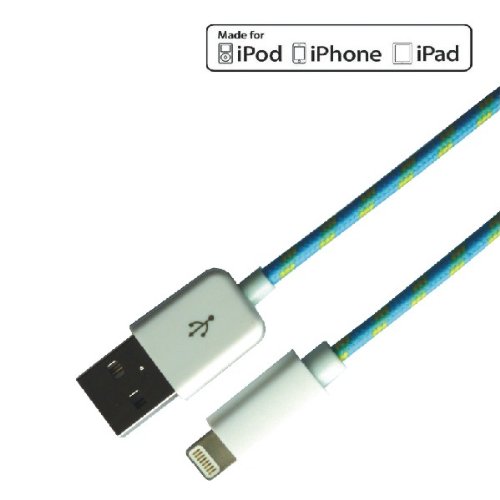 eCord® TANGLE FREE (6FT) Braided Apple Certified Lightning to USB Cable
