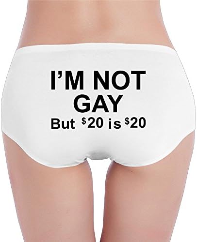 I'm Not Gay But 20 Dollars Is 20 Dollarsd Women' Funny Underwear Underpants