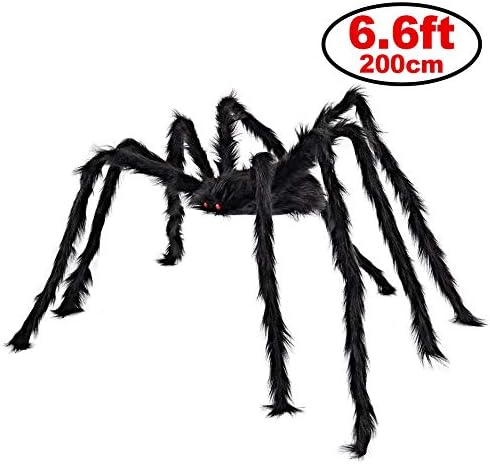 Amazon Com Tissuedeep 6 6 Ft 200cm Giant Huge Black Spider