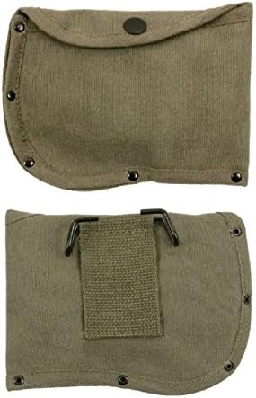 Olive Drab Camping Boy Scout Mini Small Canvas Axe Ax Sheath Case With Belt Loop