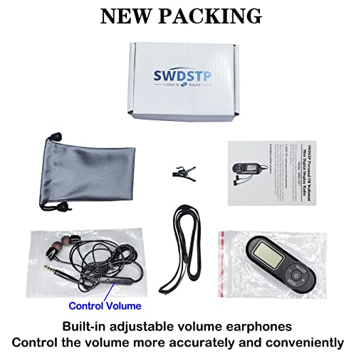 SWDSTP Personal FM Walkman Radio, Mini Digital Tuning Portable Radio