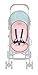 Geleeo Baby Stroller Cooling Gel Liner (Pink)