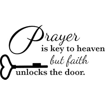 Amazon: Newclew Prayer is Key to Heaven but Faith unlocks The Door