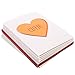 Candy Heart Valentine's Cards with Envelopes, 6 Colorful Designs (5 x 7 In, 12 Pack)