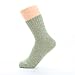 Ueither Womens 5 Pairs Vintage Style Thick Knitting Wool Warm Winter Fall Crew Socks (Shoe Size:6-10)