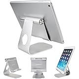 Tablet Stand Holder, iPad Stand Aluminum Desktop Cell Phone Tablet Holder Stand Compatible for iPad Pro iPad Mini iPad Air, iPhone XR XS MAX X 8 7 6s 6 Plus 5s, Samsung Galaxy S6 S7 S8 S9, Switch