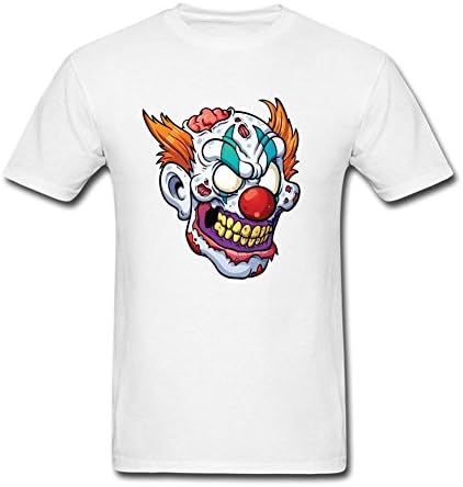 Nicesne Zombie Clown Head Art T Shirt For Men