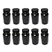 10 Empty Plastic Pill Bottles Medicine Container Vitamin Capsule Drug Holder Bk
