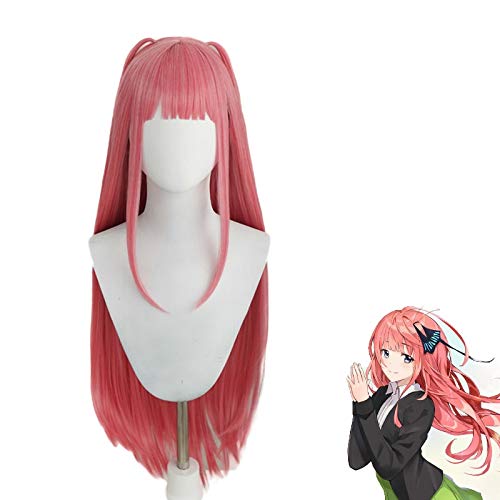 Gotoubun No Hanayome Nakano Nino Wig Cosplay 90cm Women Long Hair Heat Resistant Synthetic Hair Hall