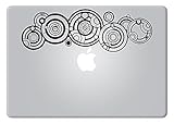 Doctor Who Gallifreyan Name Apple Macbook Decal Vinyl Sticker Apple Mac Air Pro Retina Laptop sticker