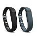 Teak Fitbit Band Replacement for Fitbit Flex, Black and Slate, 2 Pack, Large, Offered by Teak