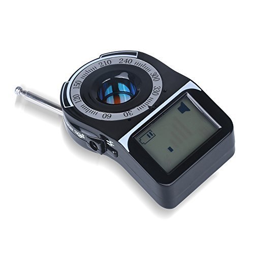 RF Detector Anti-Spy Signal Bug Hidden Camera Laser Lens GSM Device Finder - Mute Vibration + Beep + LED indicato - Thumbnail 2