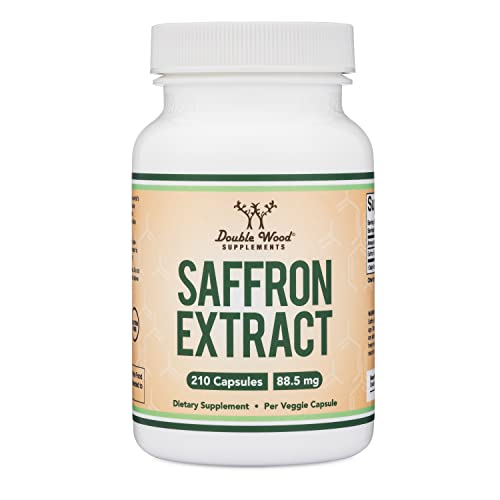 Saffron Supplement for Focus Saffron Extract 88.5mg Vegan Capsules