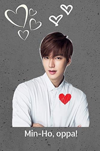 Kdrama Idol Lee Min-Ho Oppa Gift Notebook: Saranghae KPOP Actor Journal for Teen Girls, College Ruled