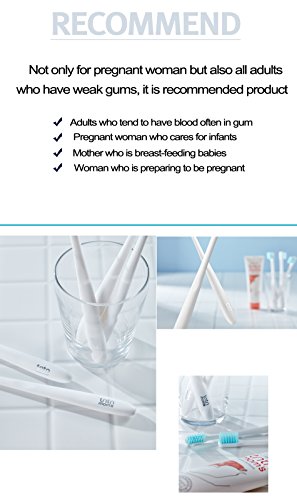 tntn mom's ultra-fine grain toothbrush for pregnant with clean oral health care gbsa