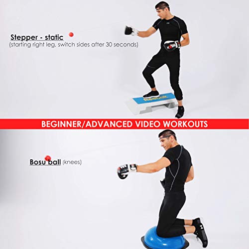 image for OKBoxing Boxing Reflex Ball, React Reflex Ball Set with 2 Difficulty T