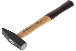 GEDORE red Engineer's Hammer with Wooden Handle, 500 g Head Weight, Hammer with Ash Handle, Tool, Forged, R92100020