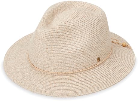 Women\'s UPF 50+ Straw Fedora Sun Hat, Wide Brim, Packable & Adjustable Sun Hats for Women, Wide Brim Beach Straw Hat for Women UPF  main image 4